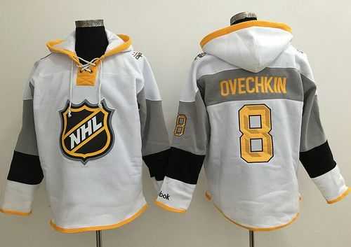 Washington Capitals #8 Alex Ovechkin White 2016 All Star NHL Hoodie,We sell and wholesale Washington Capitals #8 Alex Ovechkin White 2016 All Star NHL Hoodie on line form chian!